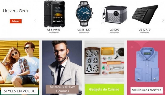 S'inscrire sur AliExpress